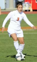 Junior Jackie Guerra notched her first collegite point, assisting freshman Megan Pawloski on the game-winner.