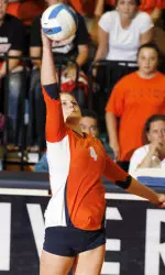 Colleen Ward led Illinois with 14 kills vs. Ohio State