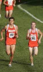 Colin Mickow and Dan Kremske finished one and two at the Illini Challenge.