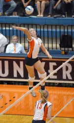 Michelle Bartsch earned her first collegiate tournament MVP.