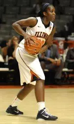 Alexis Burke scored all 11 of her points against PSU in the second half.