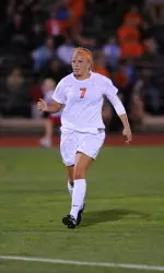 Sophomore forward Megan Pawloski exceeded her freshman season output by recording her sixth goal of the season against Wisconsin.