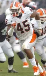 Jonathan Brown had a huge game for the Illini defense.