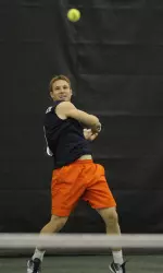 Senior Roy Kalmanovich played seven matches in six days, taking on six ranked opponents in the process.