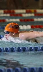 Senior Brittany McGowan helped secure three wins for the Orange Team.