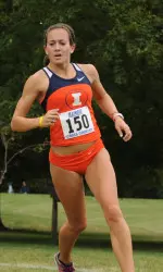 Freshman Colette Falsey finished third for the Illini at the NCAA Midwest Regional with a 6K time of 23:55.40.