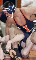 Mario Gonzalez tied for the team lead with the most pins at three at the Loras Open.