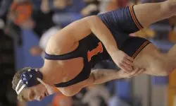 Tony Dallago recorded his fourth pin of the season today against UT-Chattanooga to improve to 9-3 on season..