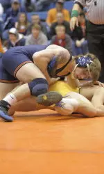 2010 All-American Jordan Blanton qualified for the semifinals at the Midlands Championships by going 3-0 on the first day of competition.