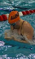 Senior Corey Kasten helped her 200 medley relay team secure the third-fastest time in school history.