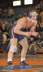 Tony Dallago notched his eighth pin of the year, sticking Eric Cameron in 1:20, to help the Illini to a 23-12 win over Indiana.