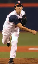 John Anderson earned a win with five strong innings in his first career start.