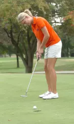 Junior Hailey Koschmann finished with a 54-hole total of 222 to end the Eagle Landing Invitational in a tie for 12th.