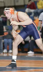 Junior 149-pounder Eric Terrazas upset No. 12 seed Desi Green (Buffalo) in the first round of the NCAA Championships.