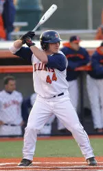 Casey McMurray was 2-for-4 with a double and a run in Illinois' 9-3 loss to Columbia.