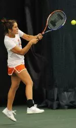 Sophomore Breanne Smutko collected wins in singles and doubles for the Illini.