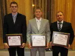 (l-r) Luke Stannard, Justin Spring, Ivan Ivankov.