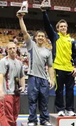 Junior Tyler Mizoguchi placed second in the all-around to earn his second straight All-America honor.