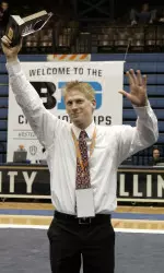 Justin Spring earned his second straight Big Ten Coach of the Year honor.