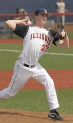 Will Strack tossed four scoreless innings of relief to help the Illini to a 13-9 comeback victory over Ohio State.