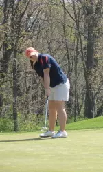Freshman Ember Schuldt led the Illini at the NCAA Central Regional, finishing with a 54-hole total of 230, 14-over par.
