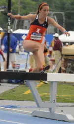 Senior Chantelle Groenewoud wrapped up her career as a second-team All-American in the 3,000m steeplechase.