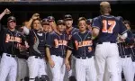Matt Dittman was greeted by his teammates after his two-run homer in the second inning on Friday.