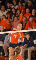 Jazmine Orozco had five kills in seven attacks vs. BYU.
