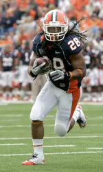 Troy Pollard carries the ball against South Dakota State.