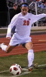 Sophomore Vanessa DiBernardo scored her 10th and 11th goals of the season against Indiana, recording her fifth game-winner on the year in the process.