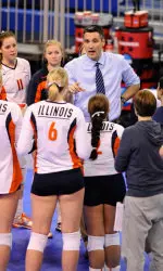 Kevin Hambly has an 82-20 record in his three seasons as head coach at Illinois.