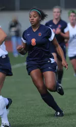 Marissa Holden scored today's lone goal for the Illini. It was her 2nd on the season