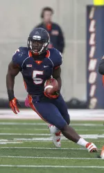 Donovonn Young ran for a career-high 124 yards on a career-best 21 carries against the Hoosiers.