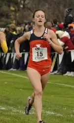 Senior Courtney Yaeger led the Illini, set the fifth fastest time in school history and earned second-team All-Big Ten honors.
