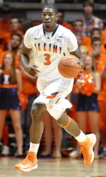 Brandon Paul led Illinois with 20 points, eight rebounds and five assists against Colgate.