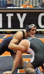Mario Gonzalez is one of three Illini to advance to the semifinals at the Midlands.