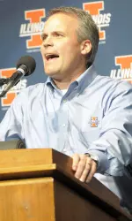 Beckman introduced the 2012 class at Assembly Hall.