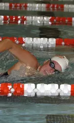 Sophomore Courtney Pope became the ninth-fastest Illini to swim the 50 free on Thursday