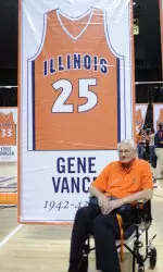 Vance was on hand for the Night of Legends in 2008, where his banner was raised to the Assembly Hall rafters.