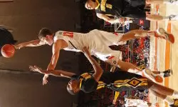 Meyers Lenoard had a monster game of 22 points and 14 rebounds against Iowa on Sunday.