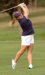Senior Katelin Dilger led the Illini for the first time this season and tied for 13th at the Eagle Landing Invitational.