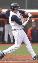Brandon Hohl blasted two three-run home runs to power Illinois to a 13-5 win over Southern Illinois on Sunday.