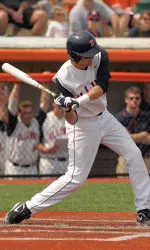 Shortstop Thomas Lindauer reached base four times in Illinois' 13-3 loss at Nebraska on Sunday.