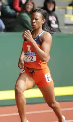 Senior Ashley Kelly is one of six Illini to advance to the quarterfinals at the NCAA West Preliminary Round.