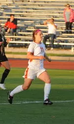 Freshman Nicole Breece tallied her first collegiate goal in today's 1-1 draw