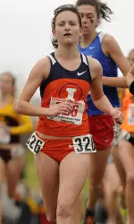 Courtney Yaeger led the Illini for the second consecutive week as the squad finished fifth at the Notre Dame Invitational.