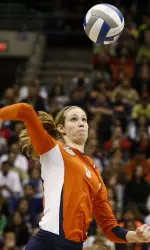 Anna Dorn hit over .400 in both matches of the tournament.