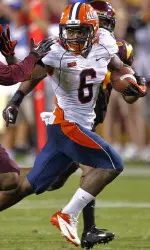 Josh Ferguson recorded the first 100-yard rushing game of his career, running for 101 yards on 14 carries, in the loss at Arizona State.