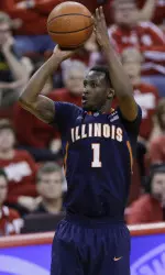 D.J. Richardson hit a career-high six three-pointers and poured in 30 points against the Huskers.