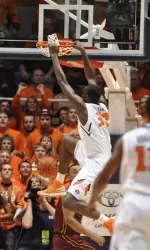 Nnanna Egwu tied his career high with nine rebounds to go with eight points.